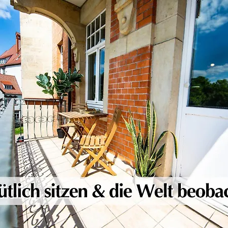 Ferienwohnungen im Jugendstil direkt an der Parkanlage VENEDIG im Herzen Erfurts Zimmer foto