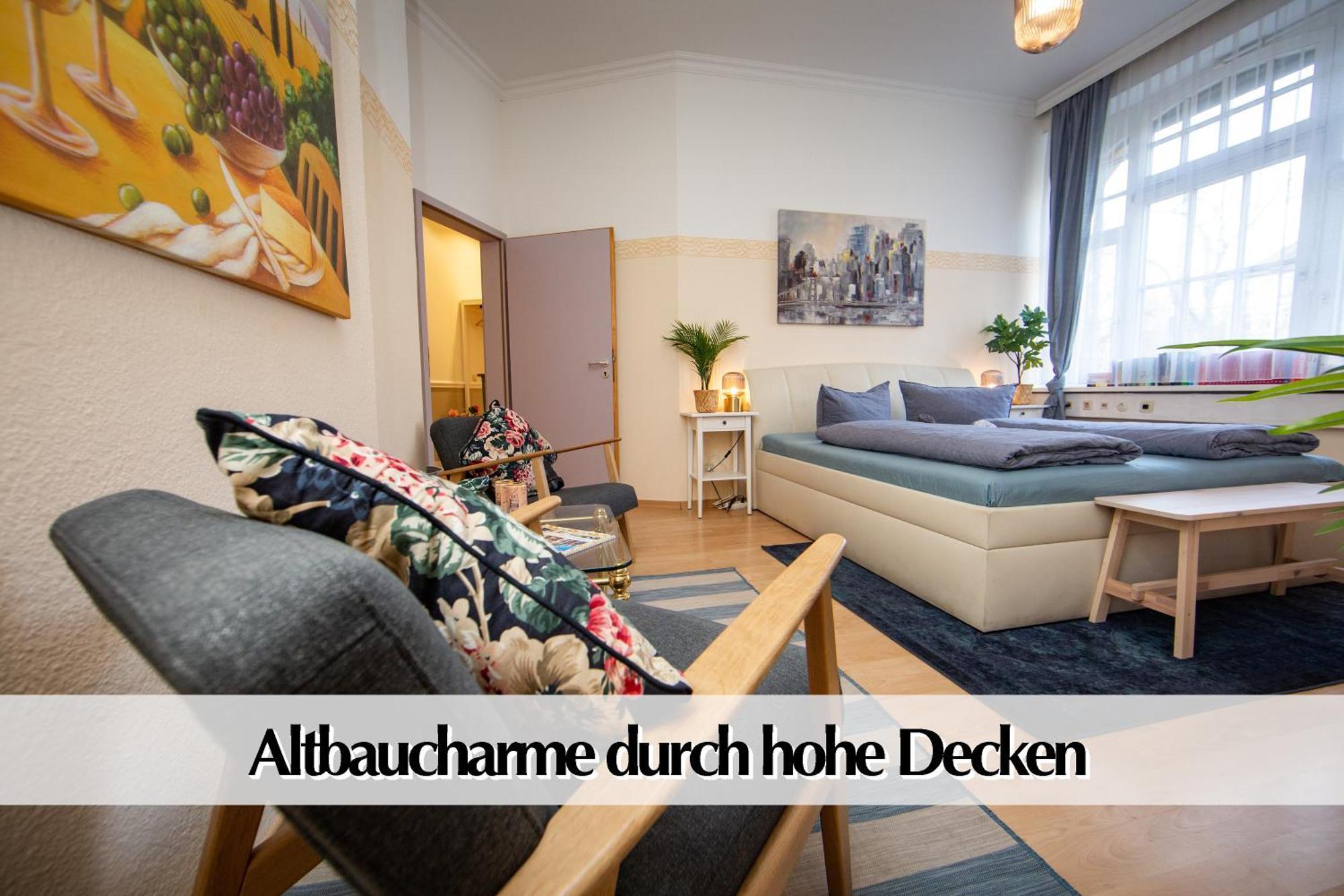 12 Fewos Im Jugendstilhaus Mit Aufzug, Terrasse, Kingsize-bett, Smart-tv, Etc