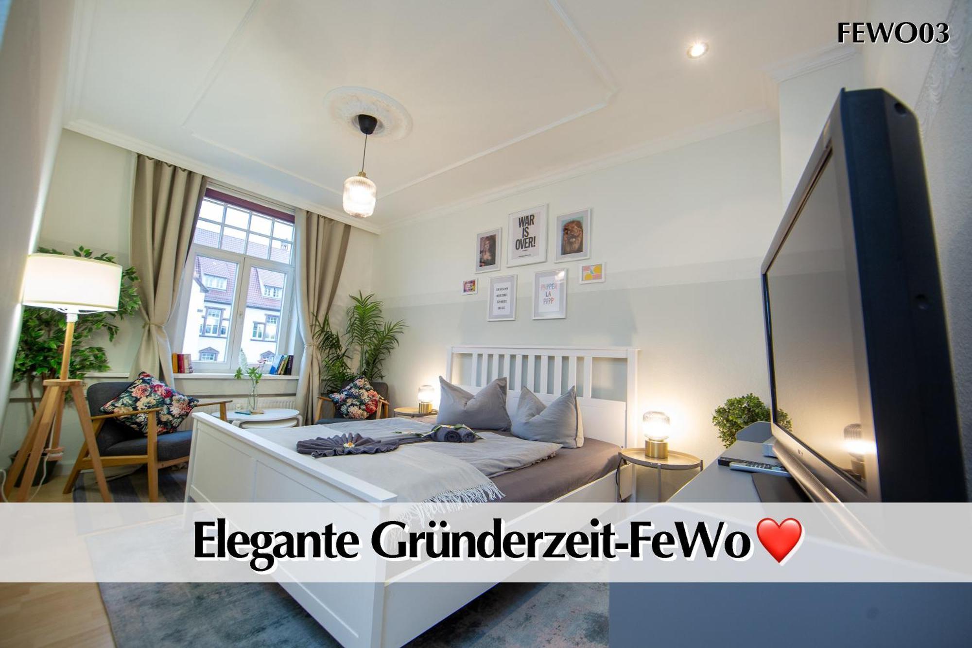 12 Fewos Im Jugendstilhaus Mit Aufzug, Terrasse, Kingsize-bett, Smart-tv, Etc