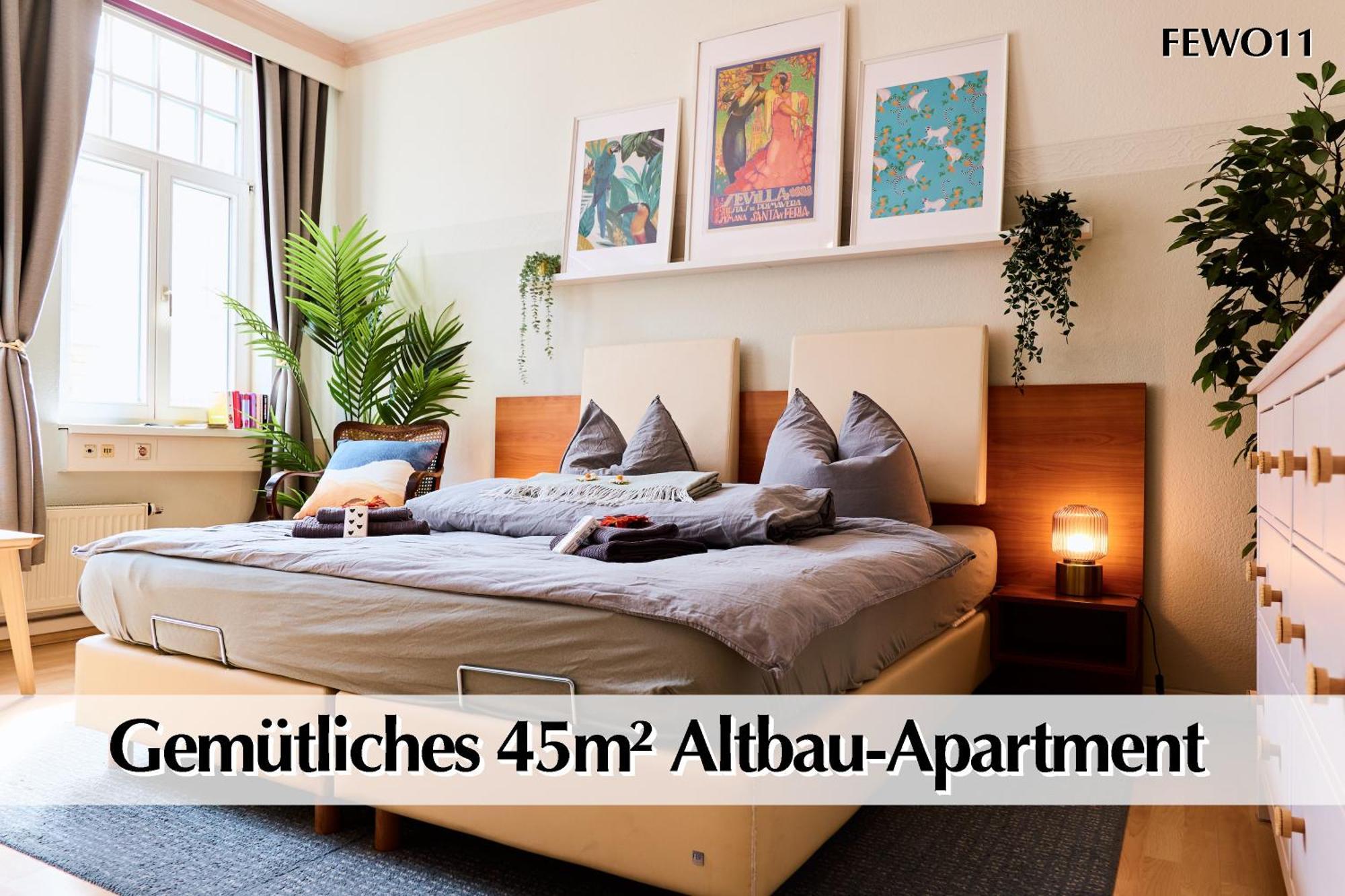 12 Fewos Im Jugendstilhaus Mit Aufzug, Terrasse, Kingsize-bett, Smart-tv, Etc *