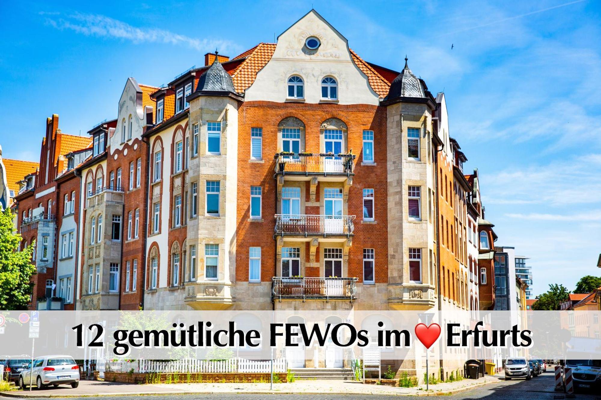 Apartment 12 Fewos Im Jugendstilhaus Mit Aufzug, Terrasse, Kingsize-bett, Smart-tv, Etc *