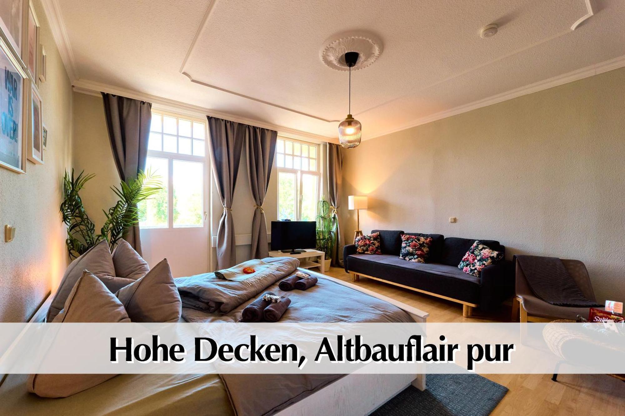 12 Fewos Im Jugendstilhaus Mit Aufzug, Terrasse, Kingsize-bett, Smart-tv, Etc Apartment *