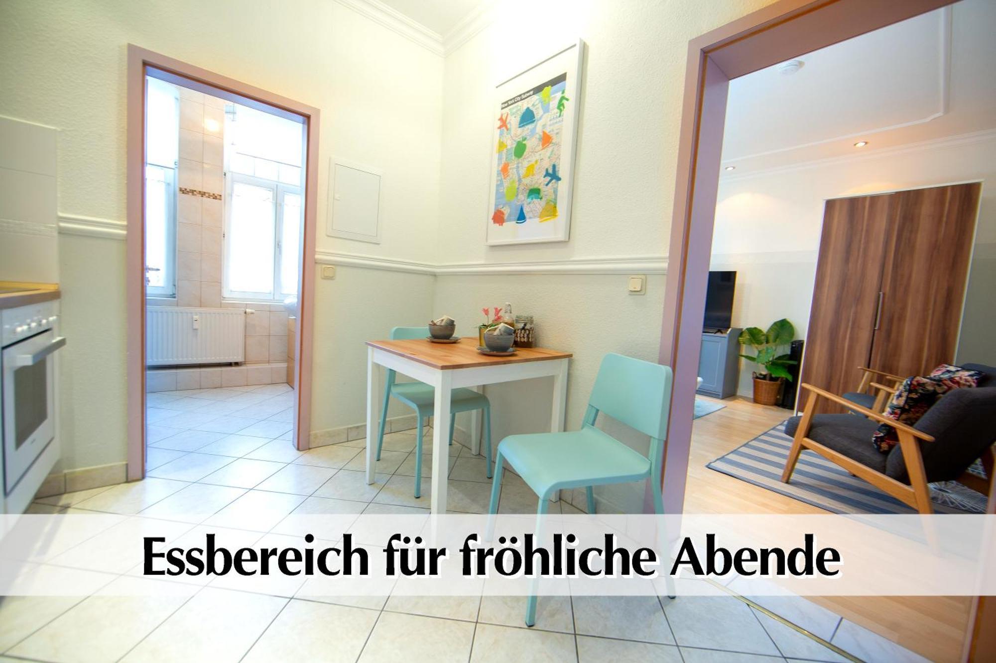 Apartment 12 Fewos Im Jugendstilhaus Mit Aufzug, Terrasse, Kingsize-bett, Smart-tv, Etc