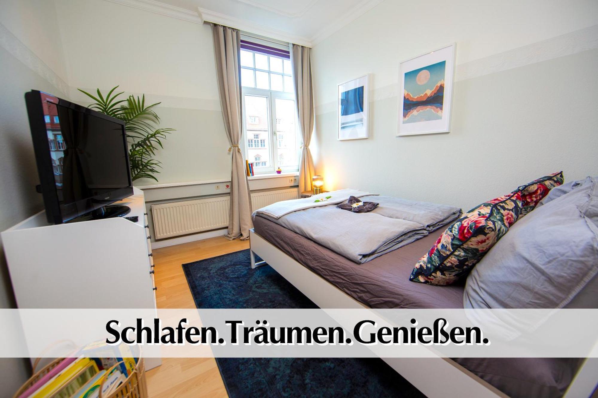 12 Fewos Im Jugendstilhaus Mit Aufzug, Terrasse, Kingsize-bett, Smart-tv, Etc