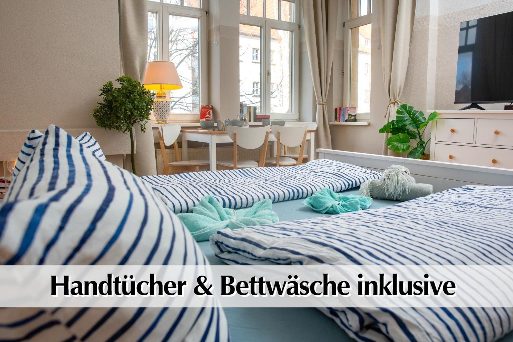 12 Fewos Im Jugendstilhaus Mit Aufzug, Terrasse, Kingsize-bett, Smart-tv, Etc *