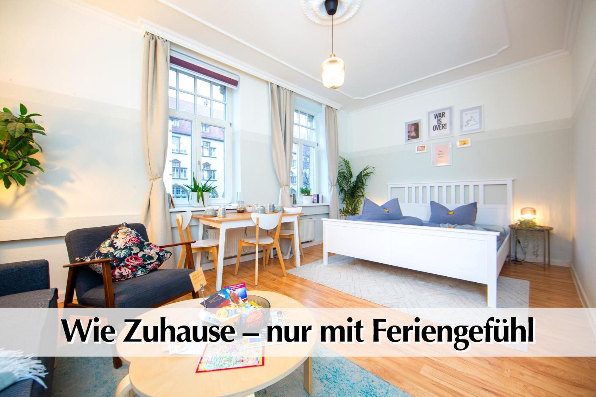 12 Fewos Im Jugendstilhaus Mit Aufzug, Terrasse, Kingsize-bett, Smart-tv, Etc Lejlighed *