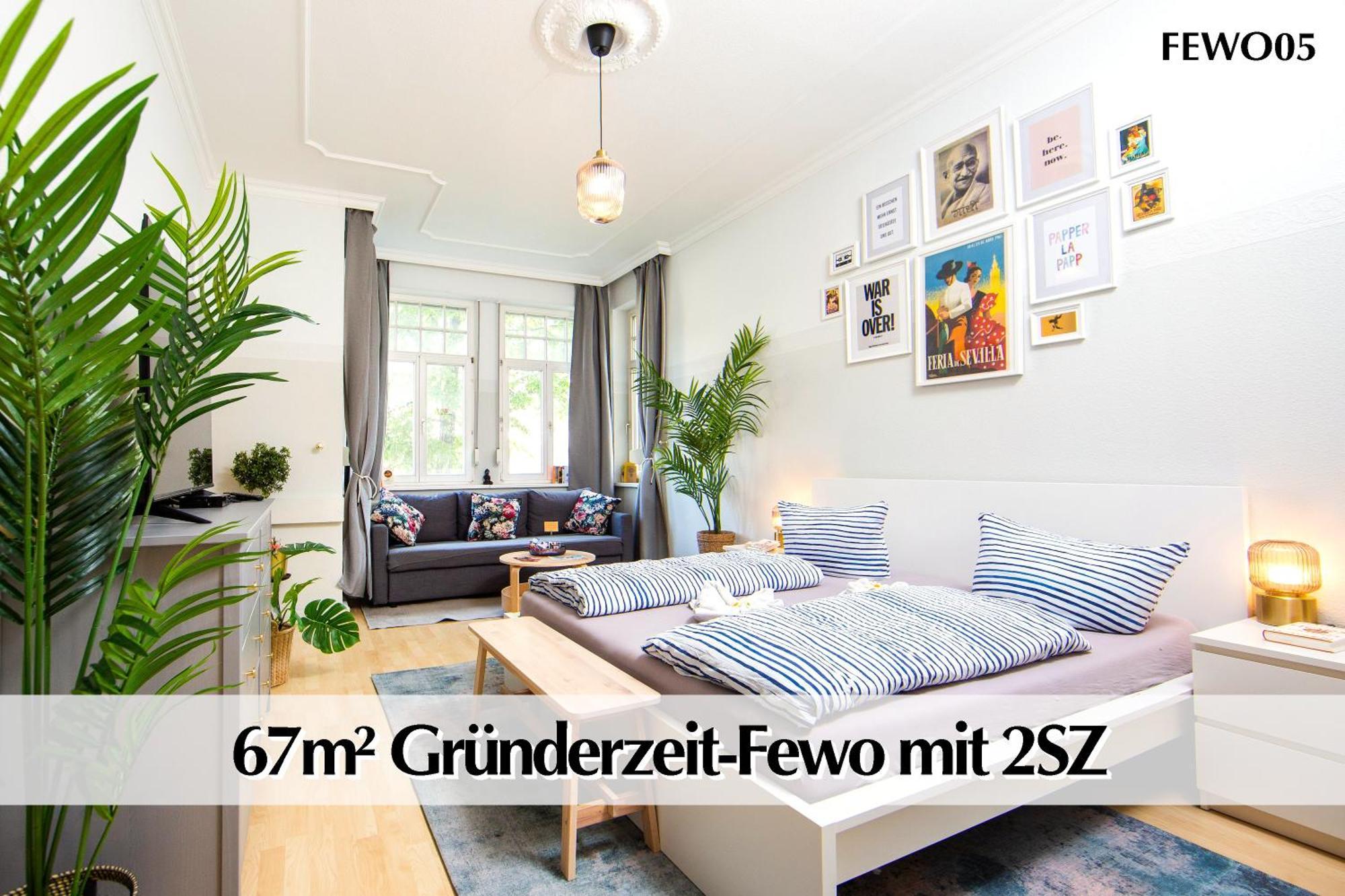 12 Fewos Im Jugendstilhaus Mit Aufzug, Terrasse, Kingsize-bett, Smart-tv, Etc Lejlighed