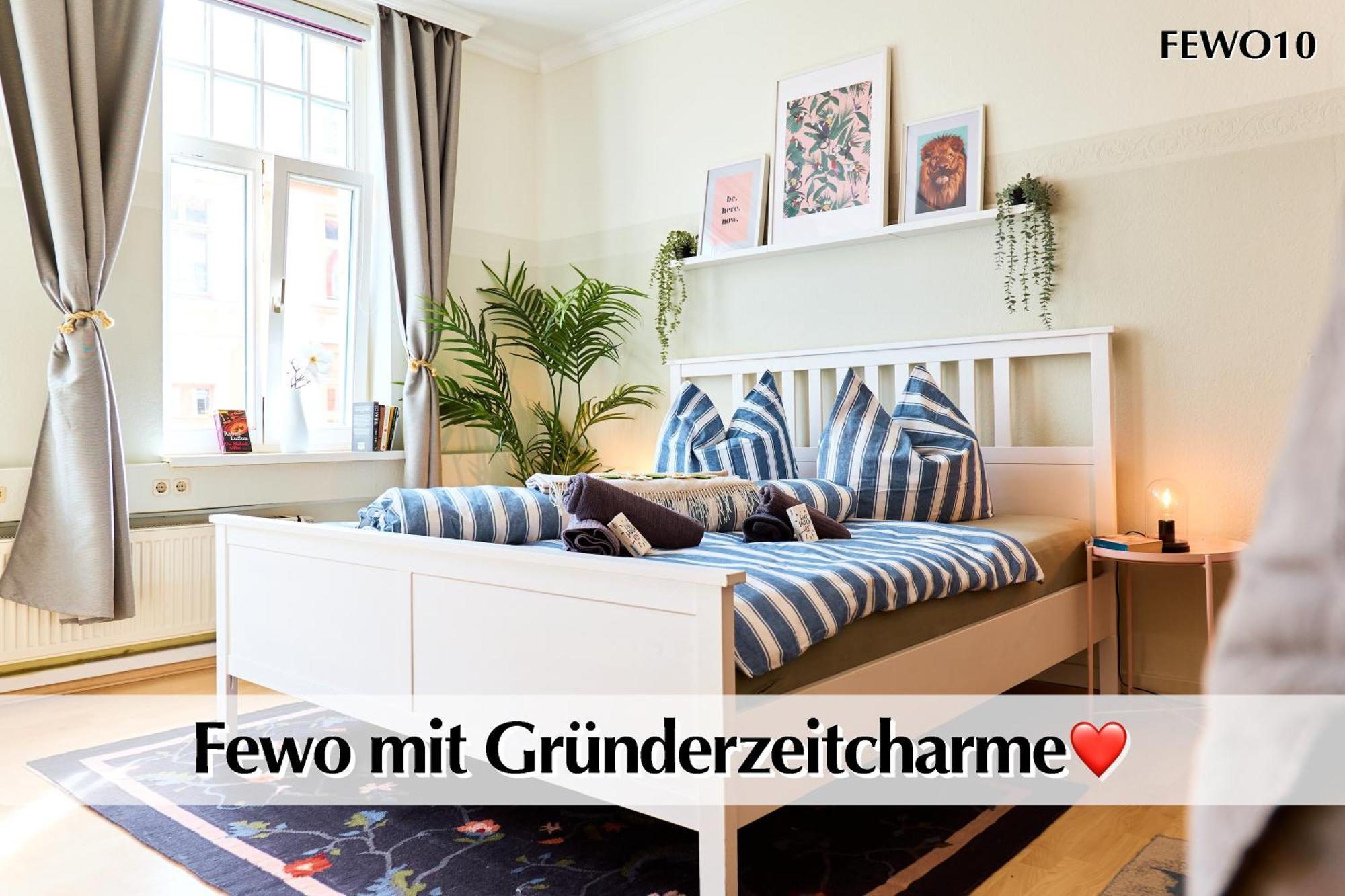 12 Fewos Im Jugendstilhaus Mit Aufzug, Terrasse, Kingsize-bett, Smart-tv, Etc * Erfurt