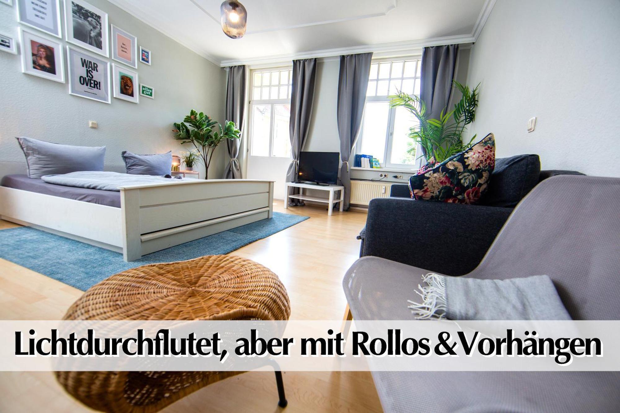 Appartement 12 Fewos Im Jugendstilhaus Mit Aufzug, Terrasse, Kingsize-bett, Smart-tv, Etc Erfurt
